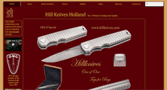 Desktop Screenshot of hillknives.com