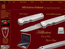 Tablet Screenshot of hillknives.com